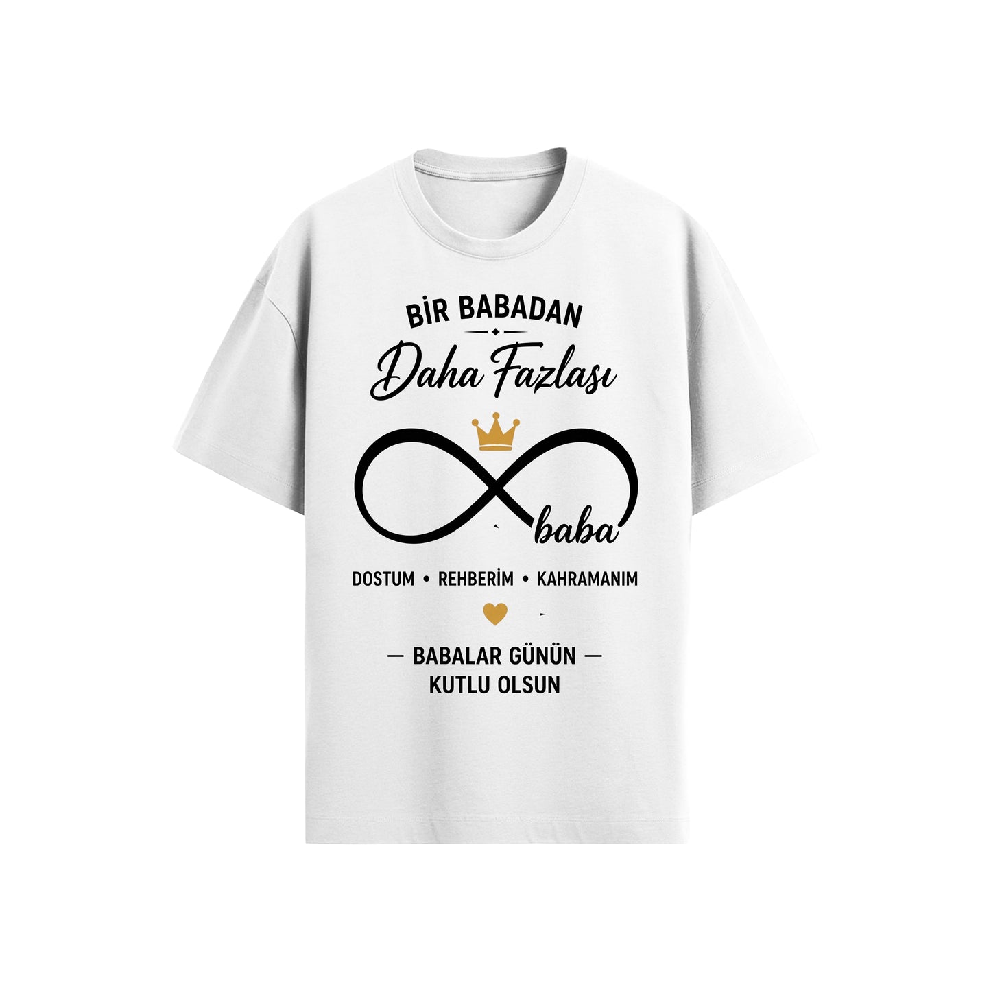 Babalar Günü 2 T-shirt Oversize
