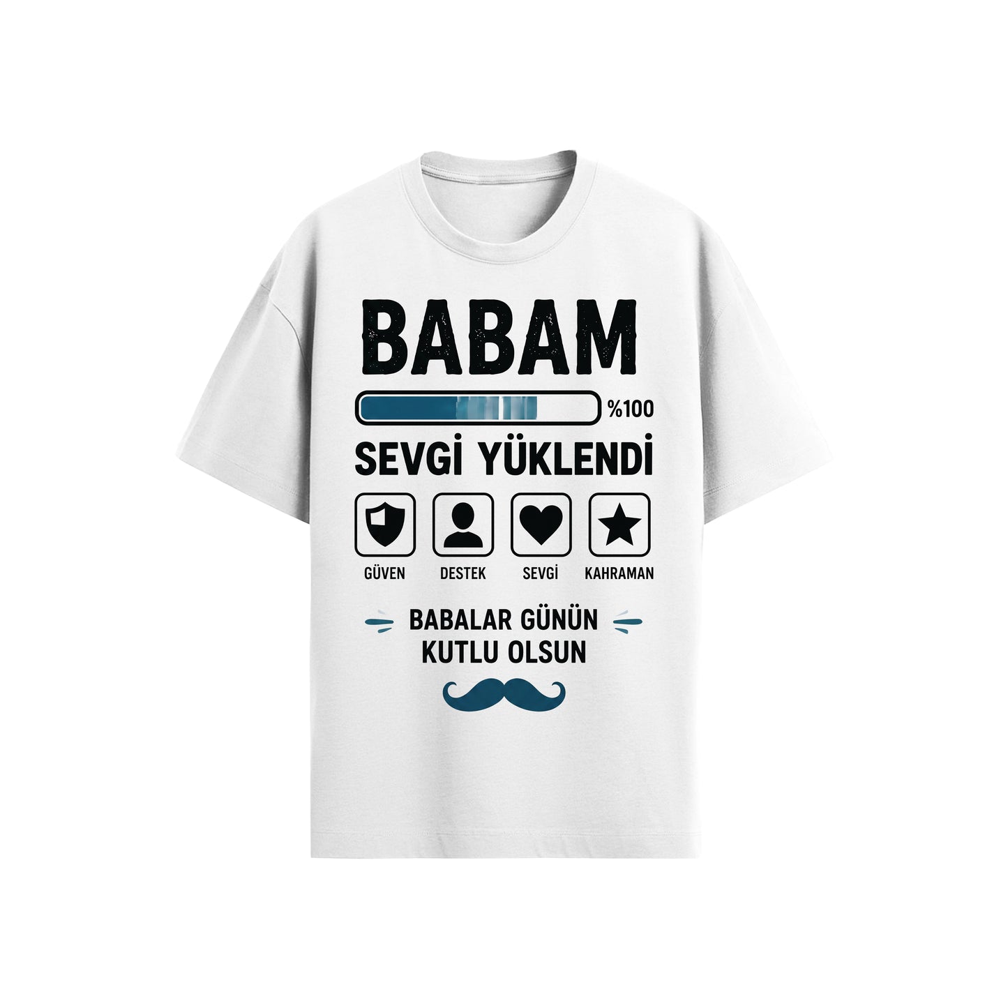 Babalar Günü 4 T-shirt Oversize