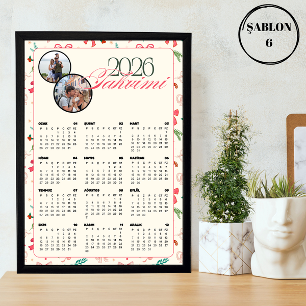 2026 Takvim Tabloları