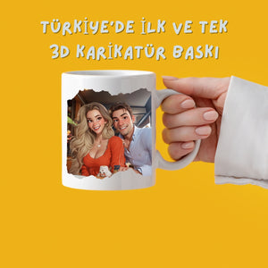 3D SEVGİ BARDAĞI