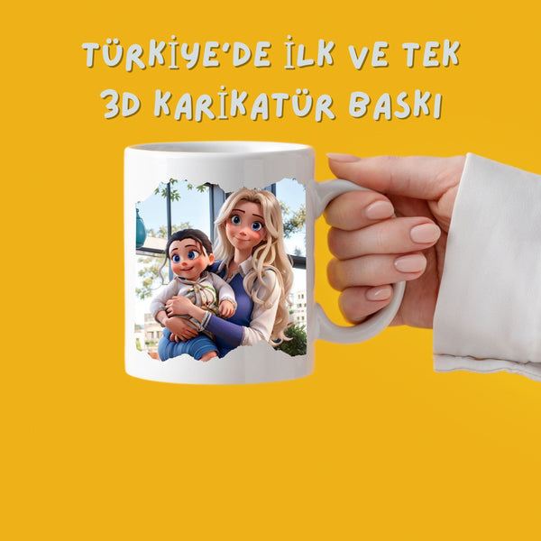 3D SEVGİ BARDAĞI