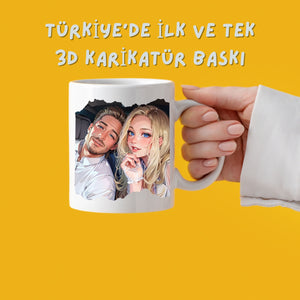 3D SEVGİ BARDAĞI