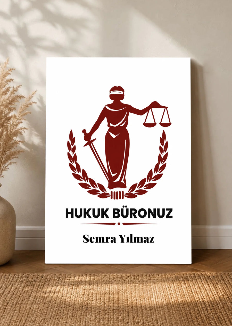 Kişiye Özel Hukuk Bürosu Kanvas Tablosu