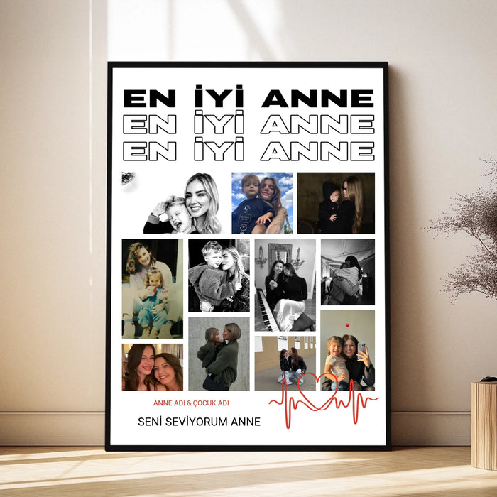 Kişiye Özel Anne Çocuk Tablosu