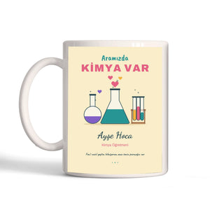 Kişiye Özel Kimya Öğretmeni Esprili Kupa Bardak