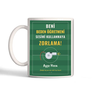 Kişiye Özel Öğretmen Sesim Kupa Bardak