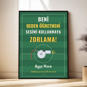 Kişiye Özel Öğretmen Sesim Tablosu