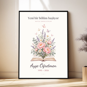 Kişiye Özel Emekli Öğretmen Yeni Bir Bölüm Tablosu