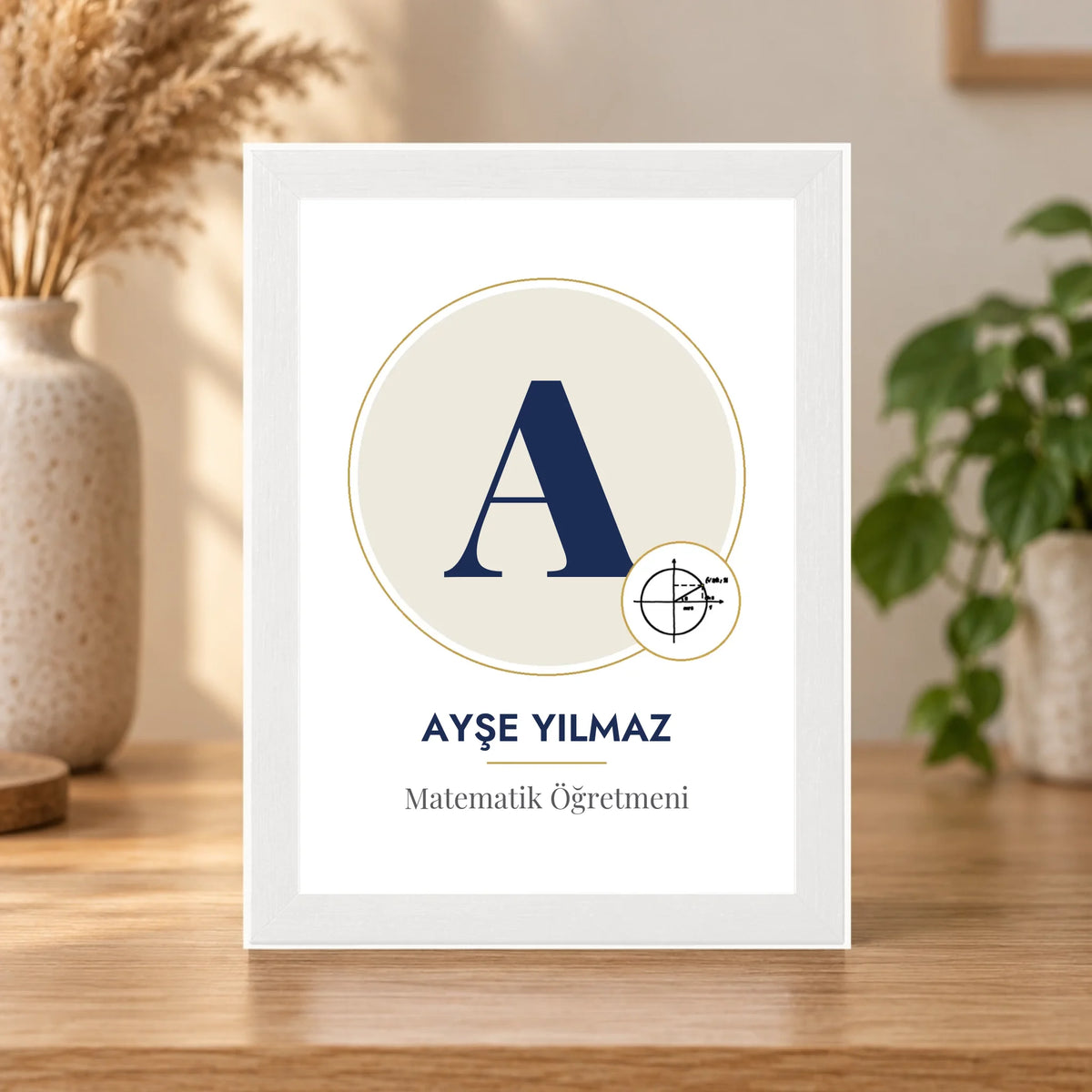 Masaüstü çerçeve – beyaz