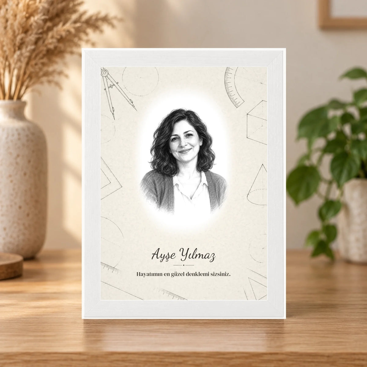 Masaüstü çerçeve – beyaz