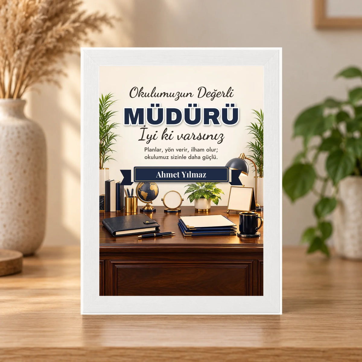 Masaüstü çerçeve – beyaz