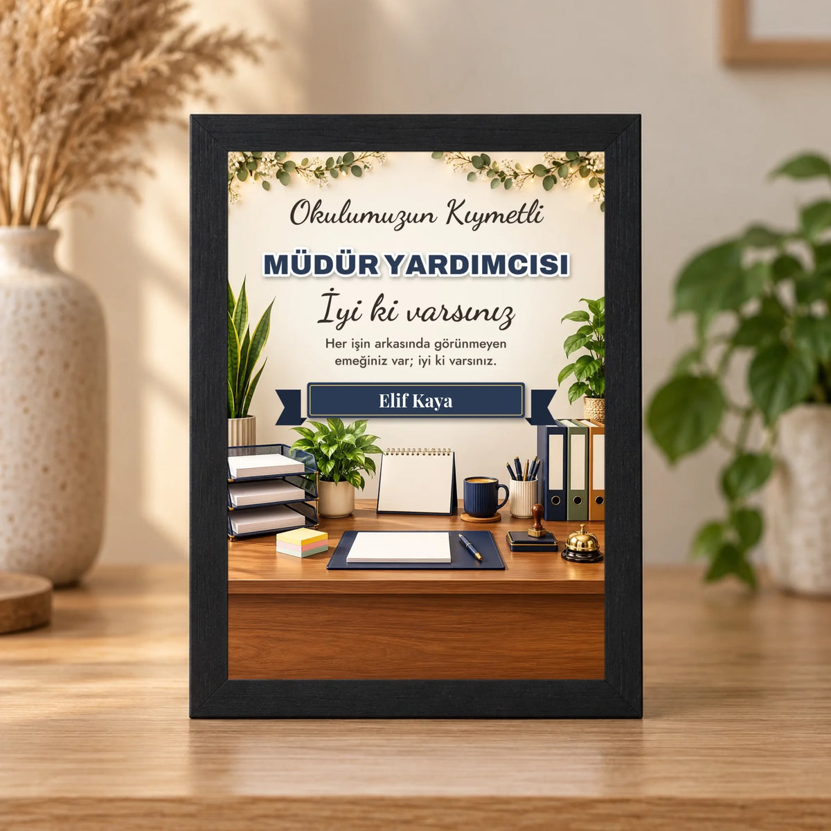 Masaüstü çerçeve – siyah