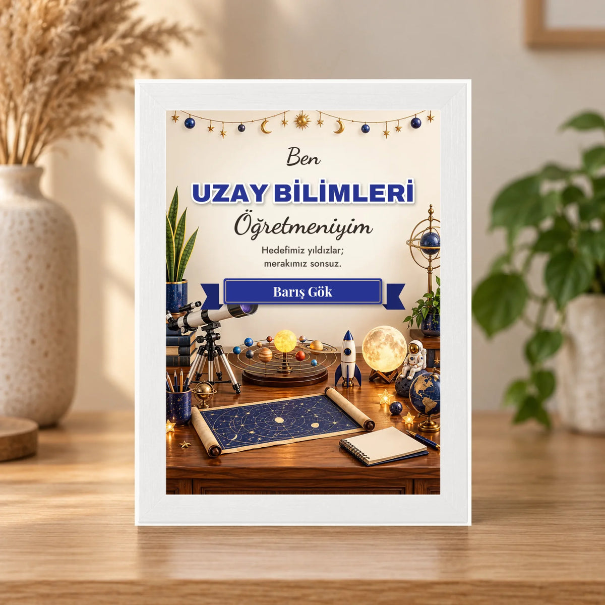 Masaüstü çerçeve – beyaz