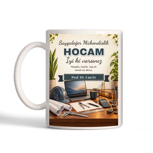 Kişiye Özel Mühendislik Hocası Kupa Bardak