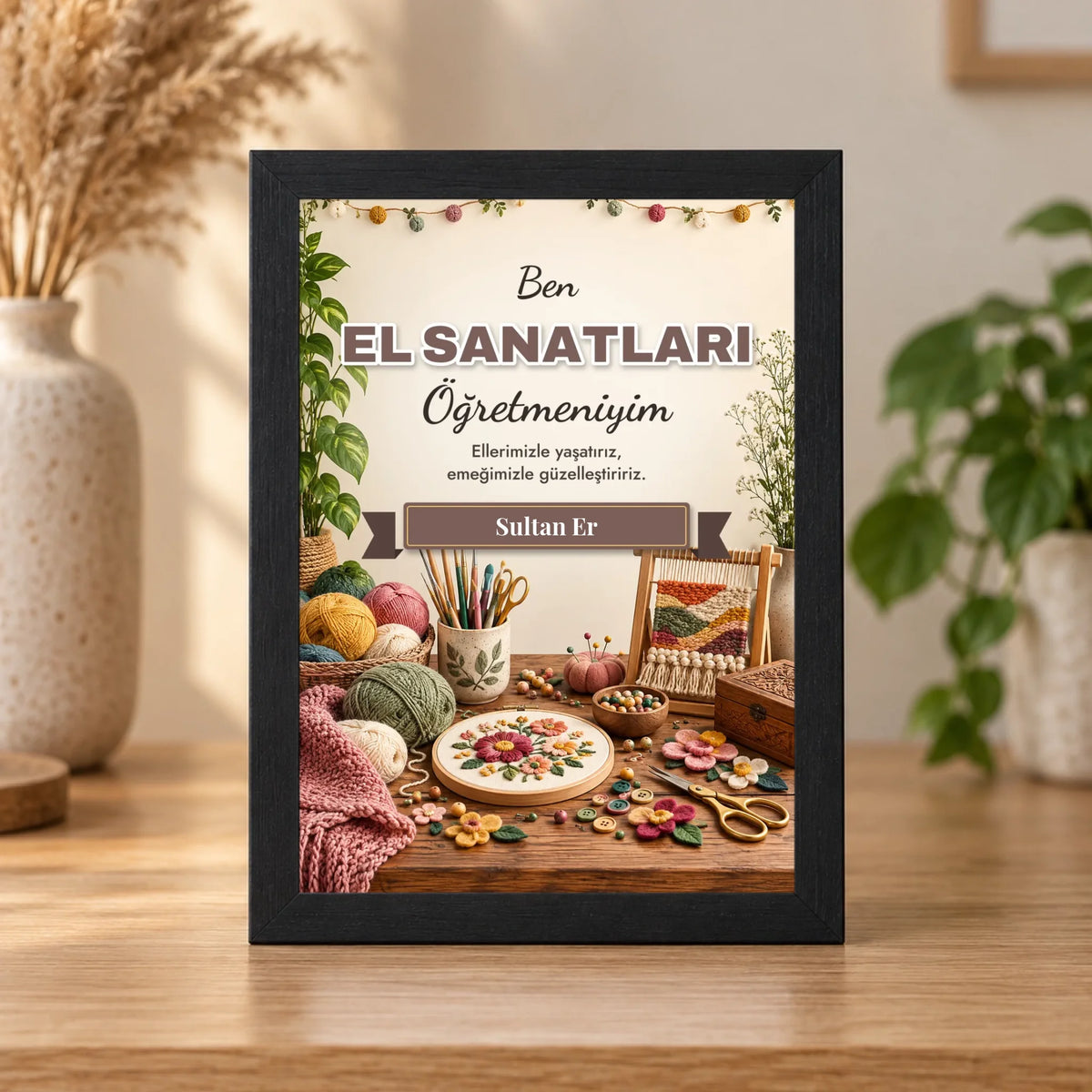 Masaüstü çerçeve – siyah