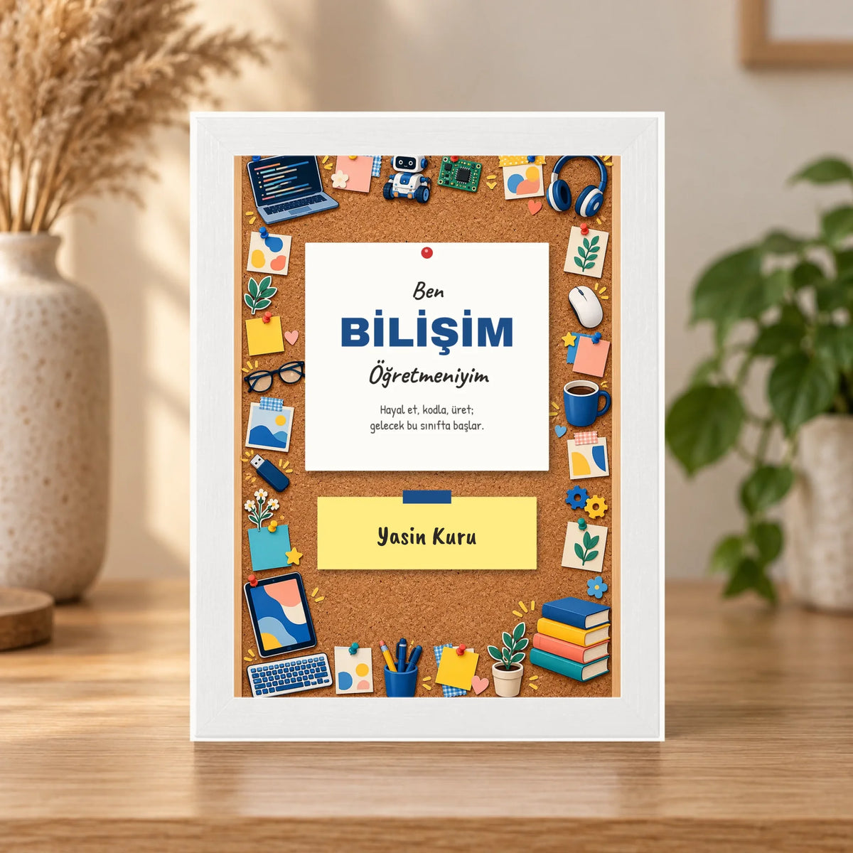 Masaüstü çerçeve – beyaz