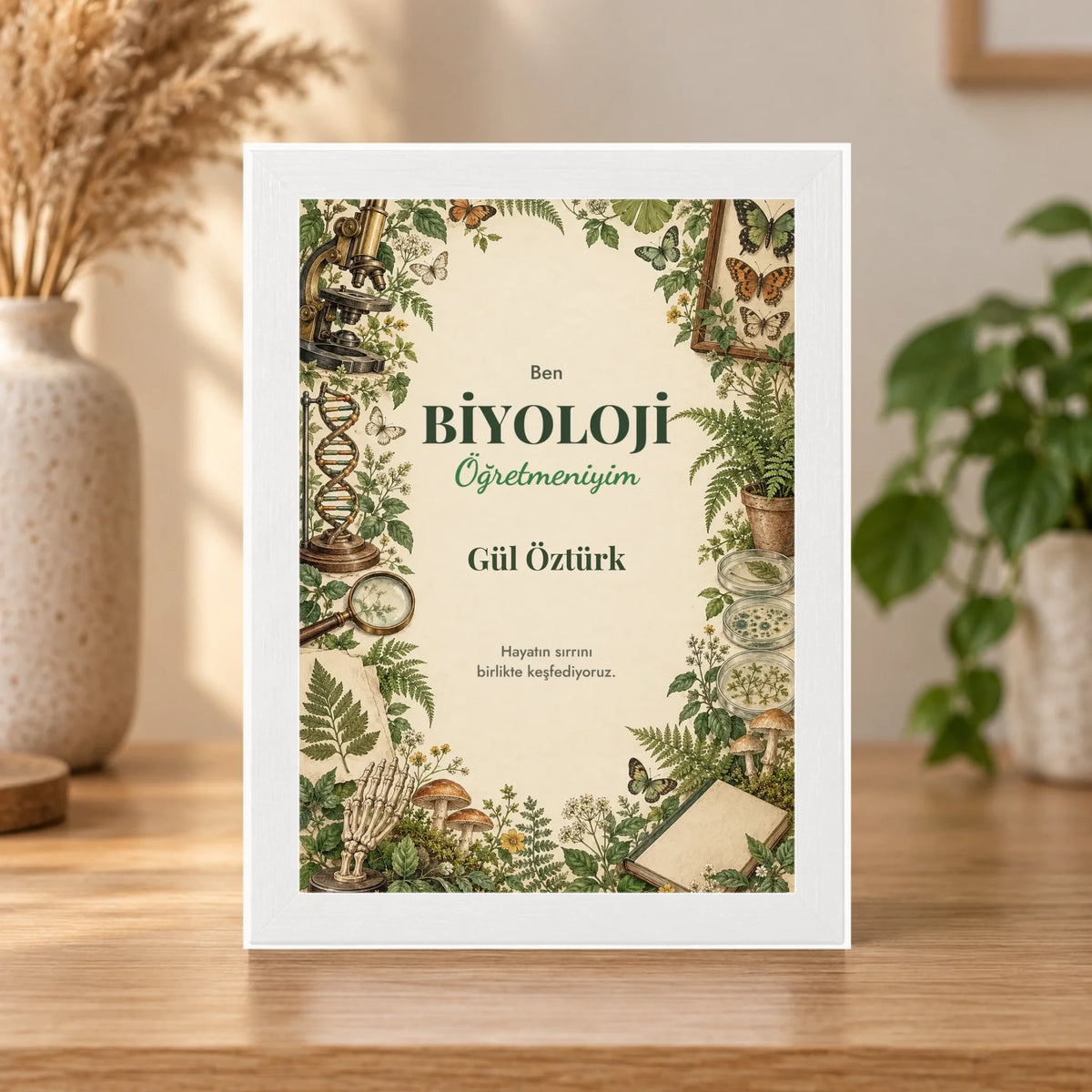 Masaüstü çerçeve – beyaz