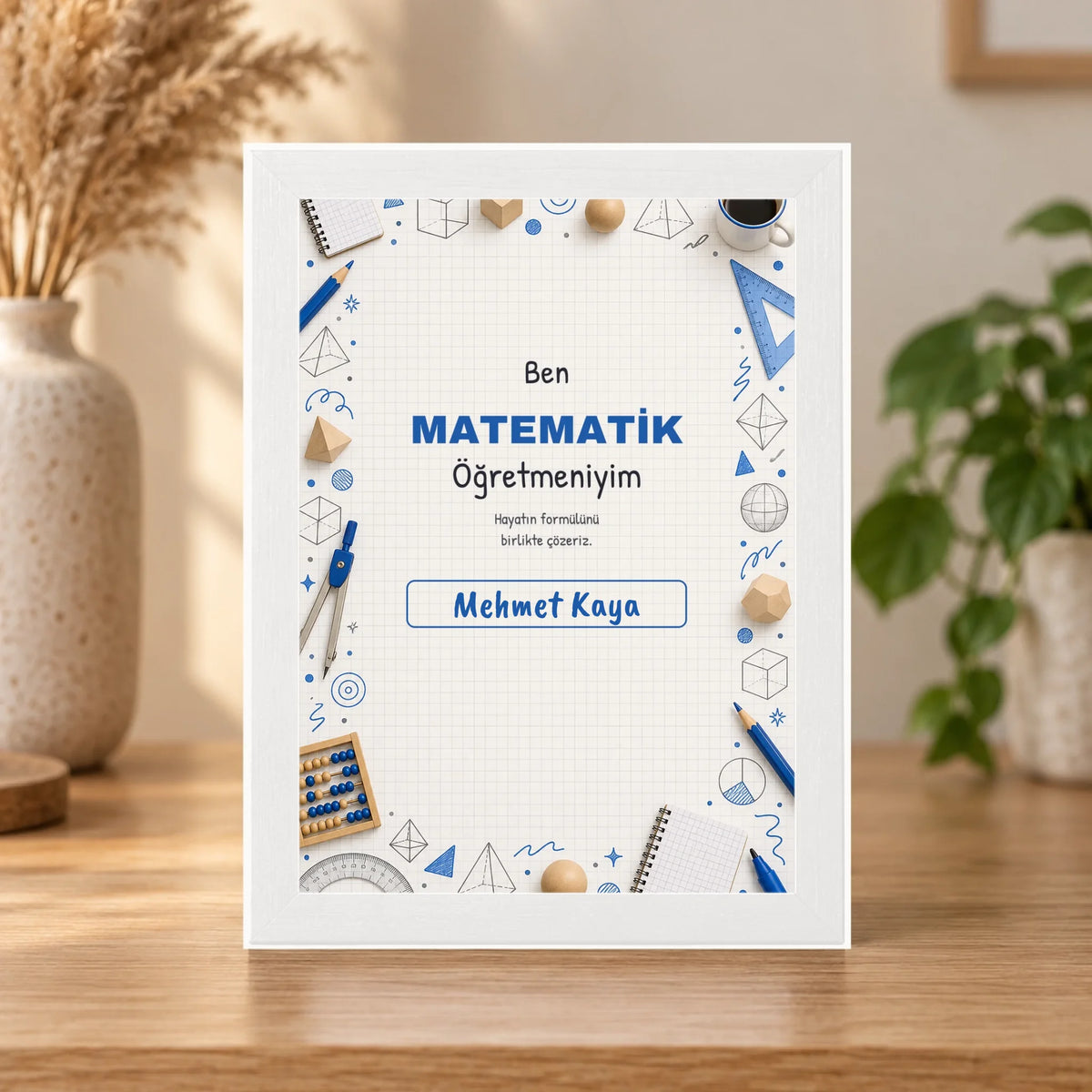 Masaüstü çerçeve – beyaz