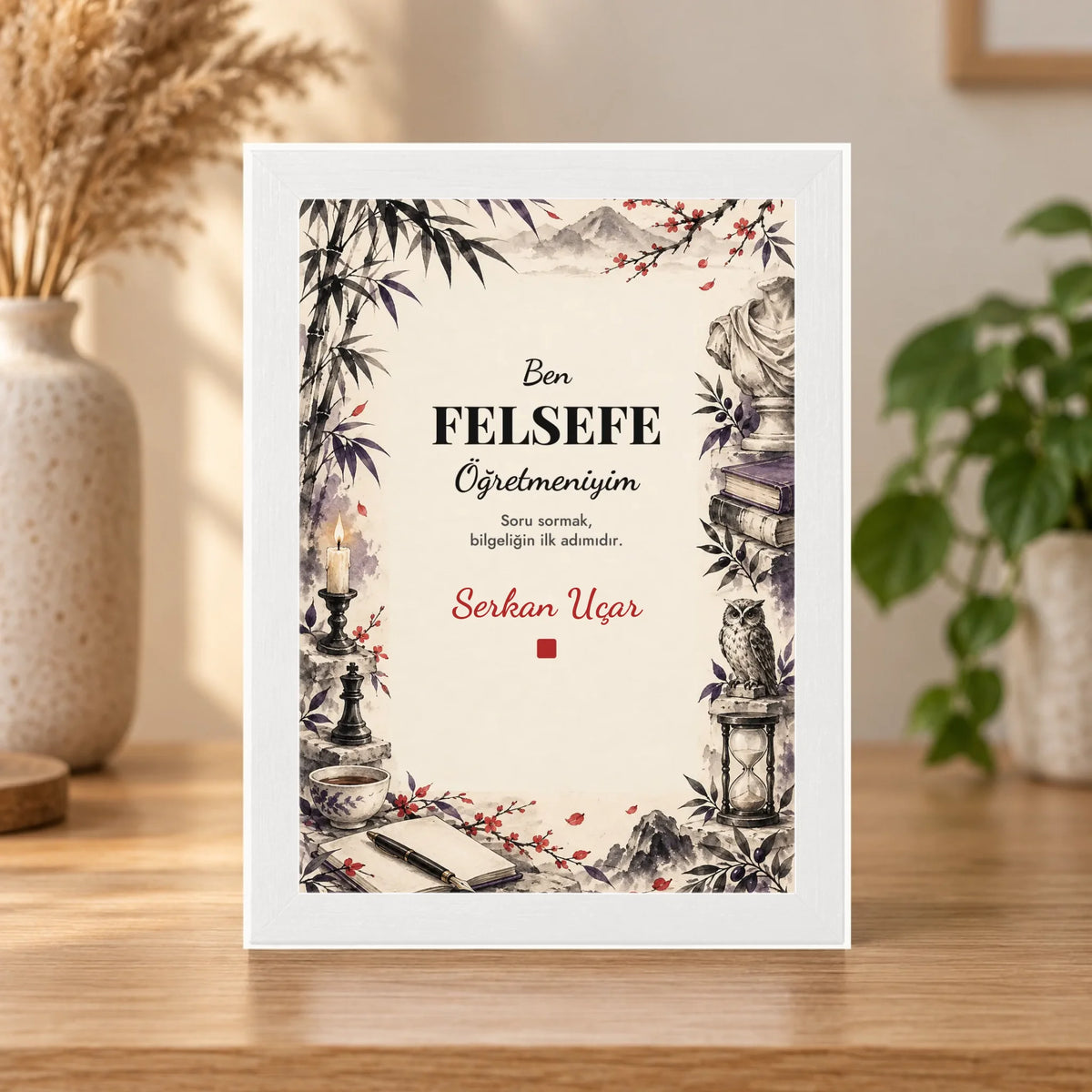 Masaüstü çerçeve – beyaz
