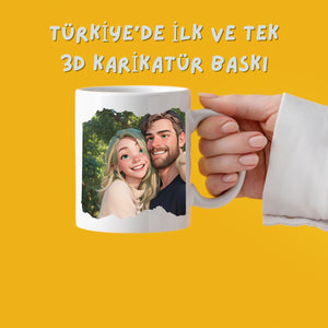 3D SEVGİ BARDAĞI