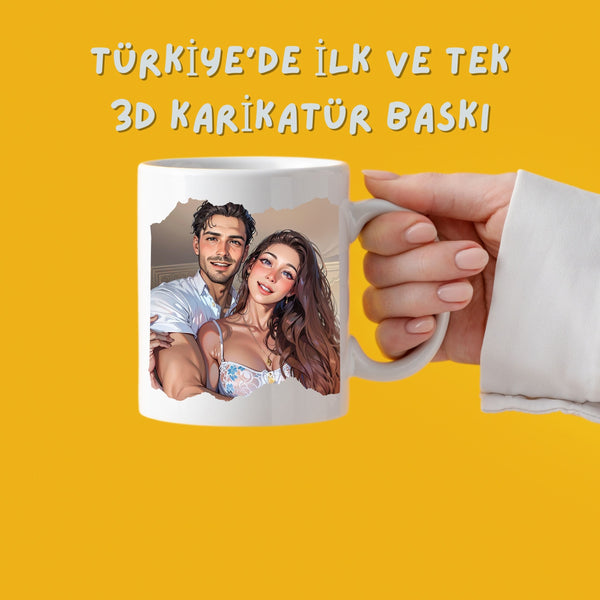 3D SEVGİ BARDAĞI