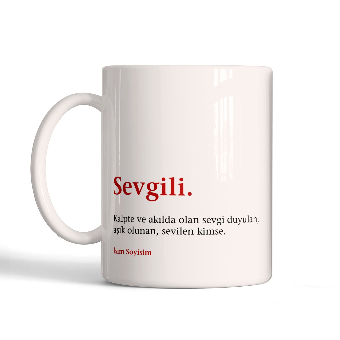 Sevgili Sözlük Kupa Bardak