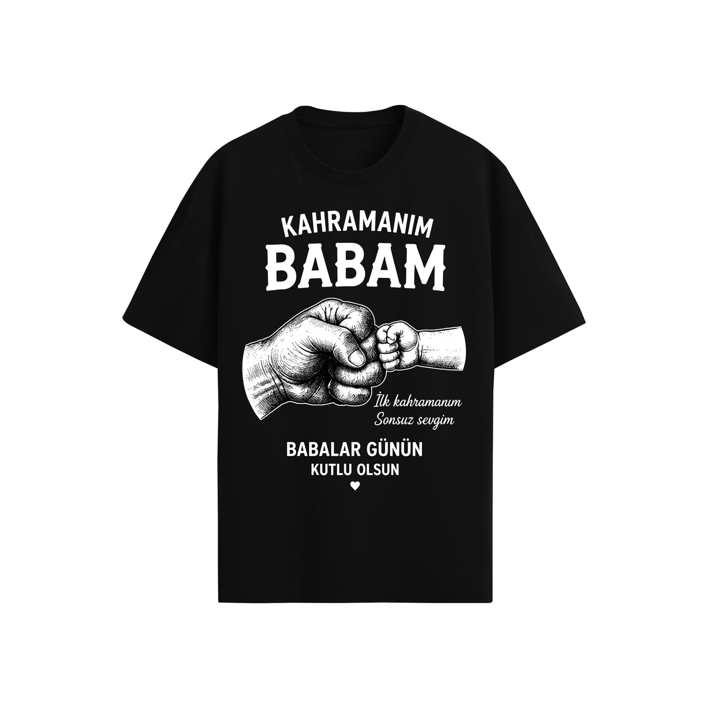 Babalar Günü 1 T-shirt Oversize