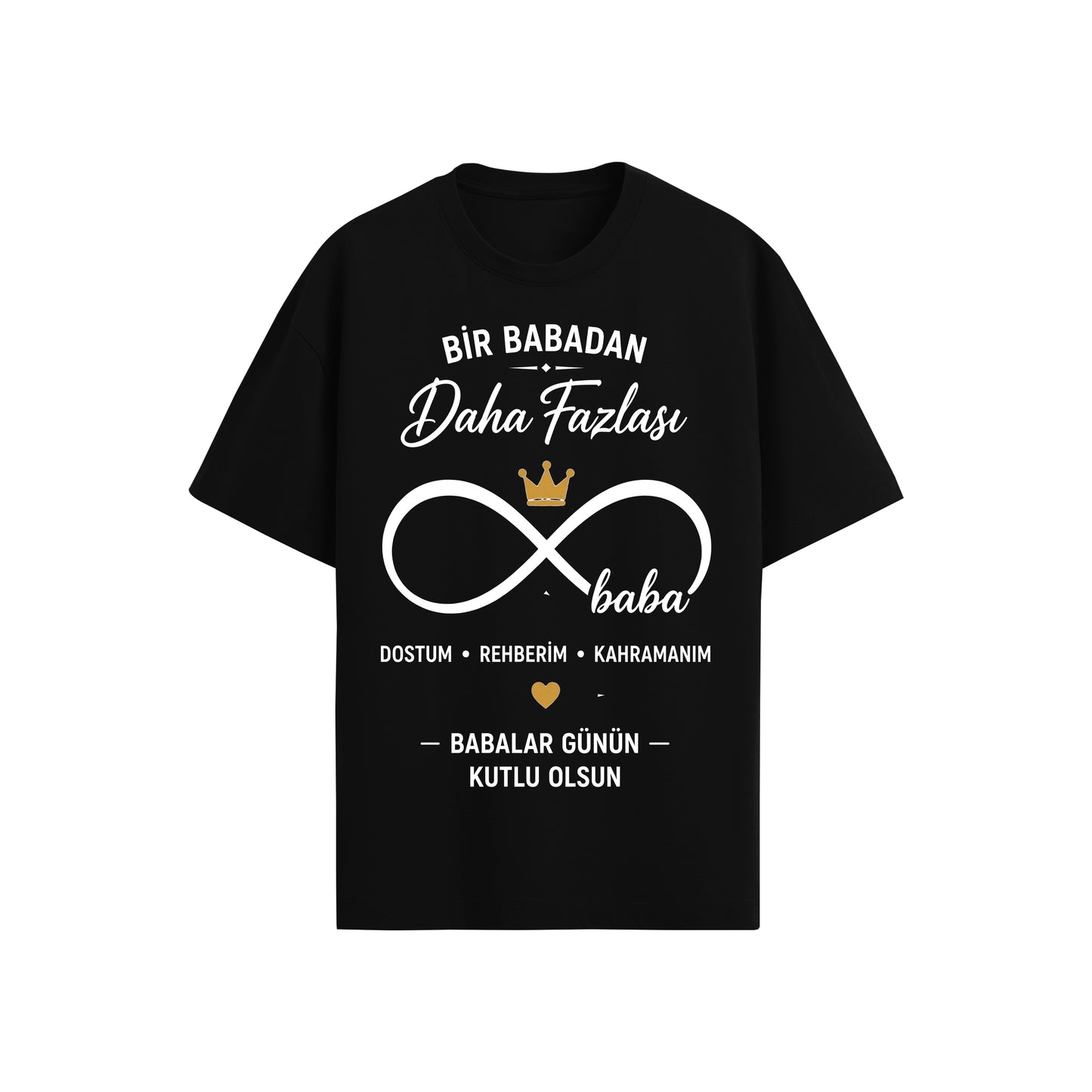 Babalar Günü 2 T-shirt Oversize