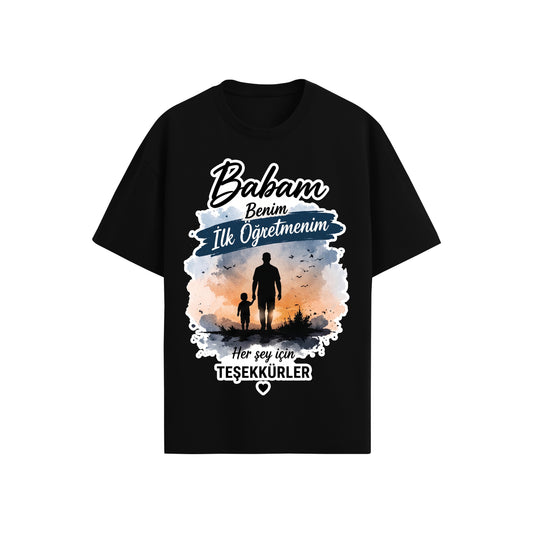 Babalar Günü 3 T-shirt Oversize