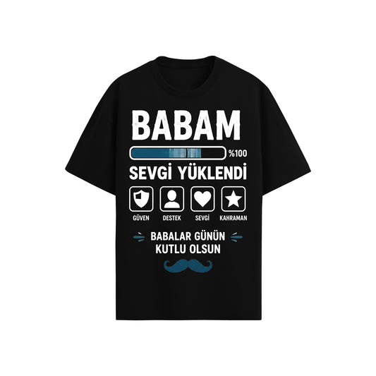 Babalar Günü 4 T-shirt Oversize