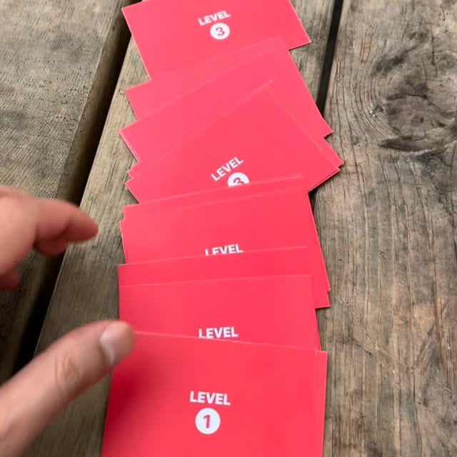 Çift Oyun Kartları Level kartları